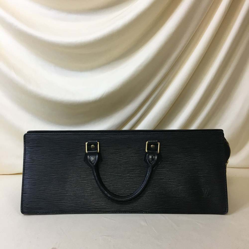 Louis Vuitton Black Epi Triangle Handbag Sku# 67623 - Picture 1 of 9